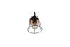 Spot noir mat et bois JAIPUR de Triolighting