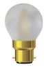 Sphérique satiné filament LED 4W B22 dimmable girard Sudron