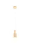 Suspension cylindrique AGUDO 1*E27 finition Beige