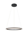 Suspension LED TRIO AMADOR 331019107 - Forme ronde, noir Mat, 48 W, CCT et hauteur réglable