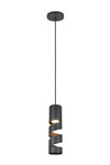 STREAM – Suspension métal noir mat mat GU10 réf. 364000132