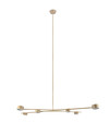 Suspension CODA 6 Lumières GX53 Beige Chaud L143cm - 369000643