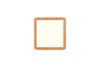 Plafonnier Led carré blanc et bois CAMILLUS TrioLighting