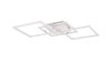 Plafonnier Led blanc mat triple carrés TRAIL TrioLighting