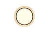 Plafonnier LED grand rond noir mat ATRIA