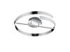 Plafonnier chromé ruban led cerclage rond 37W PARMA