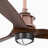 JUST FAN – Ventilateur plafond design industriel avec LED 16W et gestion WiZ Smart