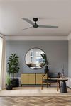 Ventilateur de plafond CRUISER L noir/alu connecté WIZ et télécommande