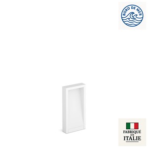 Borne rectangulaire profil aluminium IP66 ARKE Full 400 24V blanc RAL9010