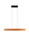 Suspension EDGEWOOD Barre LED Bois Naturel L115cm - 359710130