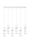 STREAM Suspension 6xGU10 metal blanc mat ref. 364000631