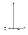 Suspension CODA 6 Lumières GX53 Noir-Or L143cm - 369000680