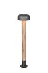 Potelet extérieur FRASER TrioLighting anthracite bois – lumière 360° IP54