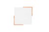 Plafonnier Led carré blanc mat META TrioLighting