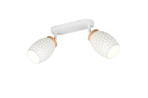 Spot Plafond BIDAR Blanc Mat 2 Lumières E14 - R81572031