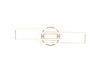 Plafonnier Led nickel mat TWISTER de TrioLighting