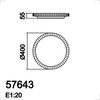Plafonnier rond SIRA 36W Led 3000°K