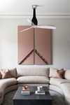 ETERFAN M – Ventilateur de plafond noir mat connecté Wiz Smart
