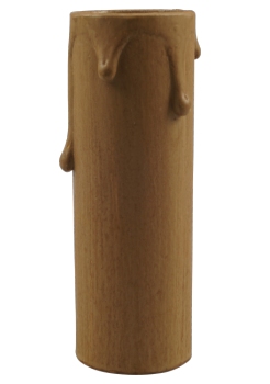 Fausse Bougie Marron Antique diam.24mm haut.65mm