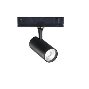Spot FOX 15W IRC90 1-10V pour rail triphasé finition Noir mat 