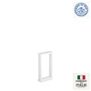 Borne rectangulaire profil aluminium IP66 ARKE 400 en blanc RAL9010