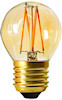 Sphérique ambre filament LED 4W E27 dimmable girard Sudron