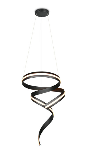 Suspension CISENNA LED Noir Mat Ø75cm - 336130132