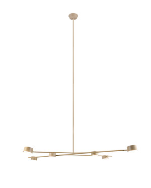 Suspension CODA 6 Lumières GX53 Beige Chaud L143cm - 369000643