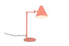 Lampe à poser TRIO COSIMA 563900140 - Abricot, tête orientable et bras articulé