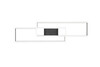 Plafonnier Trio Albany 647710432 – 37 W LED dimmable – noir mat