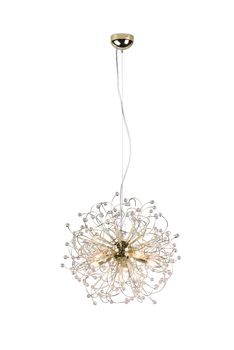 Lustre GLORIA doré brillant de Triolighting