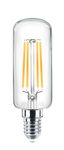 Tube clair filament LED 4W E14 teinte blanche