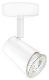 Spot blanc JUDY d'ARIC avec ampoule démontable Gu10 4.6W