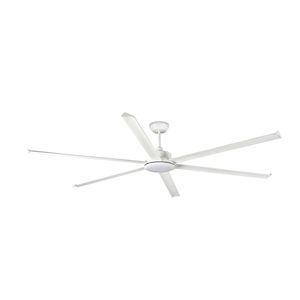 Ventilateur de plafond Rotterdam 25 XXL blanc avec éclairage