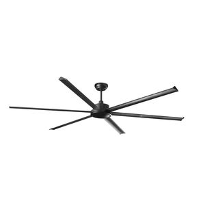 Ventilateur de plafond Rotterdam 25 XXL noir avec télécommande