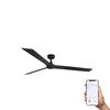 Ventilateur de plafond CRUISER XL noir connecté WIZ + télécommande