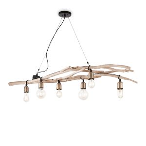 Lustre DRIFTWOOD en branches naturelles finition Bois 