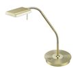  Lampe de bureau LED tête flexible Laiton patiné sensitive BERGAMO