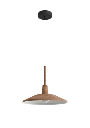 Suspension tôle plate DENVER finition Effet noyer