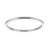 Anneau rond LED finition Aluminium avec télécommande