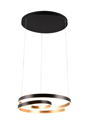 Suspension Trio Marnie 344110180 - LED 68 W dimmable - noir & doré