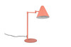 Lampe à poser TRIO COSIMA 563900140 - Abricot, tête orientable et bras articulé