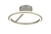 Plafonnier LED TRIO AMADOR 635510107 - Forme ronde, Nickel Mat, 34 W, CCT et hauteur réglable