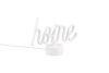 Lampe décorative mot "HOME" Plastique Blanc 1W
