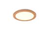 Plafonnier Led cercle blanc et bois CAMILLUS TrioLighting