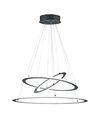 Lustre DURBAN 3 cercles anthracite de TrioLighting