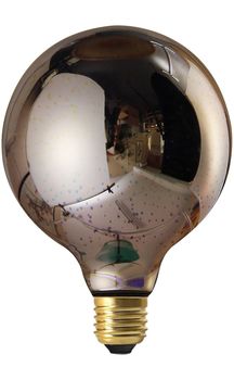 Ampoule Globe 125mm Cosmos argent 4W E27 Girard Sudron