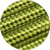 Cable rond 2x0.75mm² tressé textile vert