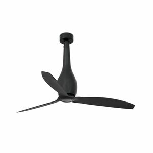 ETERFAN M – Ventilateur de plafond noir mat avec pales noir mat