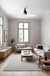 Ventilateur de plafond design MINI ETERFAN noir mat – Silencieux, LED & Wiz Smart